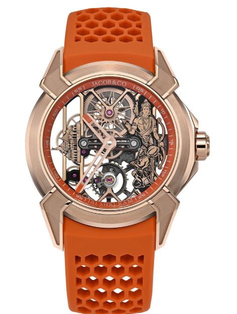 Jacob & Co Replica watch Epic X Ram Janmabhoomi Rose Gold Edition EX113.43.AA.AA.ABRUA